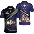 thumbnail image 5 of Personalized Billiard Polo Shirts Billiard Polo 3D Billiard Flag Men's Pool Billiards Shirt 8 Ball Gift Men Women (Green, 3XL), 5 of 8