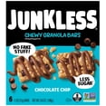 thumbnail image 3 of JUNKLESS Chewy Granola Bars, Chocolate Chip, Less Sugar, Gluten Free, Non-GMO, 1.1 oz, 6 Count, 3 of 11
