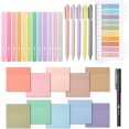 thumbnail image 1 of Aesthetic Book Annotation Kit Aesthetic Highlighters and Gel Pens Transparent Sticky Notes Transparent Sticky Tabs for Books No Bleed Highlighters for Bible Pages No Bleed, 1 of 6