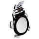 thumbnail image 2 of 1 espejo retrovisor Zebra para asiento infantil, reflector de marcha atrás, espejo de observación para bebés., 2 of 6