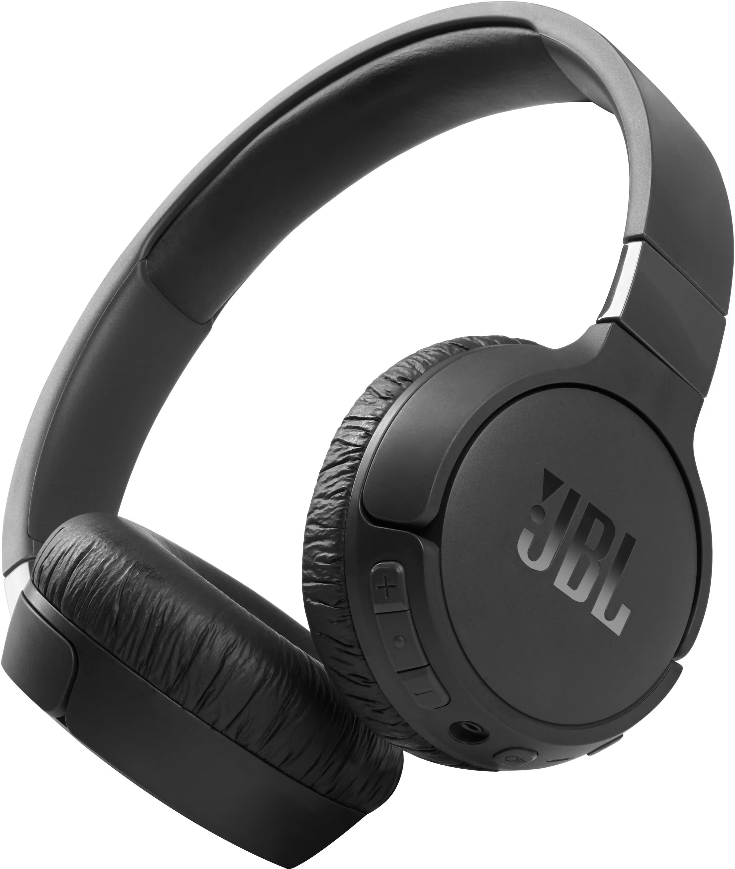 JBL Tune 660NC Wireless Bluetooth On-Ear Stereo Headphones with Active Noise Cancelling - Black - Voice Assistant - with Cleaning Cloth - Sold without manufacturer warranty