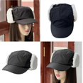 thumbnail image 5 of Thickened Warm Cycling Hat with Ear Protections for During Winter Rides Cycling Beanie Hat Khaki, 5 of 5
