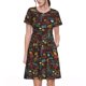 thumbnail image 1 of Balery BBQ Barbecue Grill Vestidos sueltos de manga corta para mujer, vestidos de verano 2025, vestidos casuales de corte A con vuelo., 1 of 6