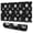 Black White Sun, variant on Long Mouse Pads for Desk,Orange Flower Skull Pattern Desk Mats on Top Of Desks, Desk Mouse Pad Extra Large with 3mm Non-Slip Base and Stitched Edge for Gaming,Office,Work,Home 31.5"x11.8"