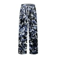 thumbnail image 5 of SnnmBlm Camo Pajama Pants Hunting Camouflage Men's Pajama Bottoms Lounge Sleepwear PJs Lightweight Sleep Pants Navy 3XL, 5 of 7