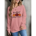 thumbnail image 2 of Anbech Thankful Grateful Blessed Sweatshirt for Women Pumpkin Shirt Graphic Long Sleeve Pullover Christmas Ladies Top, 2 of 7