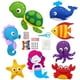 thumbnail image 1 of Kit De Costura De Animales Marinos De 8 Piezas, Haz Tu Propio Kit De Animales De Peluche Para Niños Y Niñas, Regalo Educativo Para Principiantes, 1 of 7