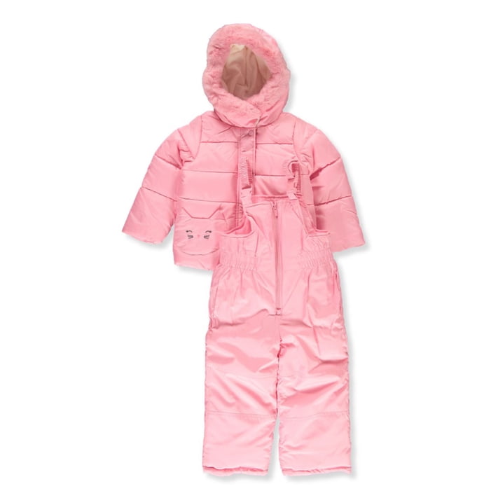 OshKosh Girls' 2Piece Kitty Snowsuit Set Outfit (Toddler)