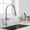 thumbnail image 3 of Kraus Sellette Single Pull Down Handle Kitchen Sink Faucet, Stainless Steel, 3 of 5