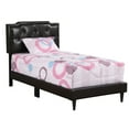 thumbnail image 3 of Glory Furniture Deb Faux Leather Upholstered Twin Bed in Cappuccino, 3 of 8