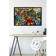 thumbnail image 6 of Marvel Comics - Retro Lineup Wall Poster, 22.375" x 34", Framed, 6 of 6
