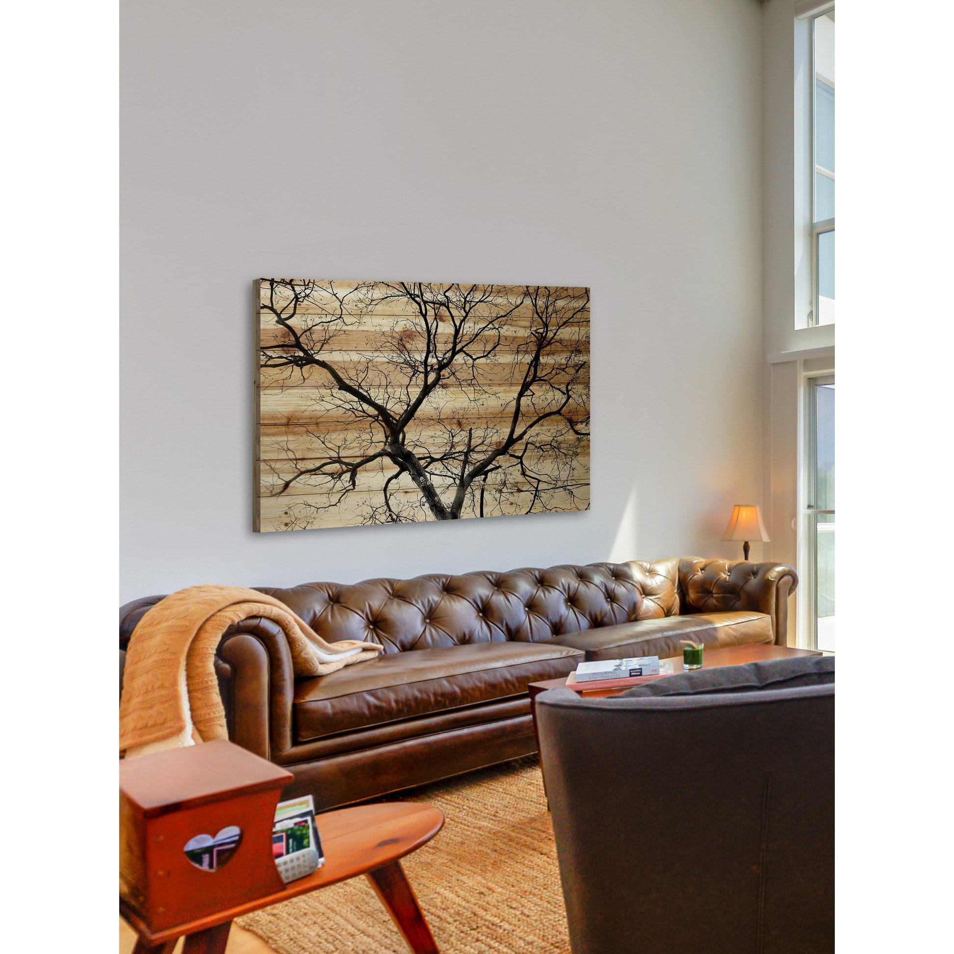 Parvez Taj Branching Out III Pinewood Wall Art, 16" x 24"