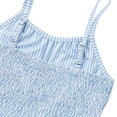 thumbnail image 6 of Freshbabe Girls Sleeveless Striped Tiered Cami Dress, Casual Summer Dress for Beach, Vacation and Daily Wear, 6 of 6