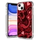 thumbnail image 3 of Funda Love Heart para iPhone 11, funda protectora fina, transparente, antiarañazos, de TPU, diseñada para iPhone 11 de 6,1 pulgadas, 12, 13, XR, XS MAX, 8, 7, 6, 5, SE 2020, bonita funda de corazón, 3 of 4