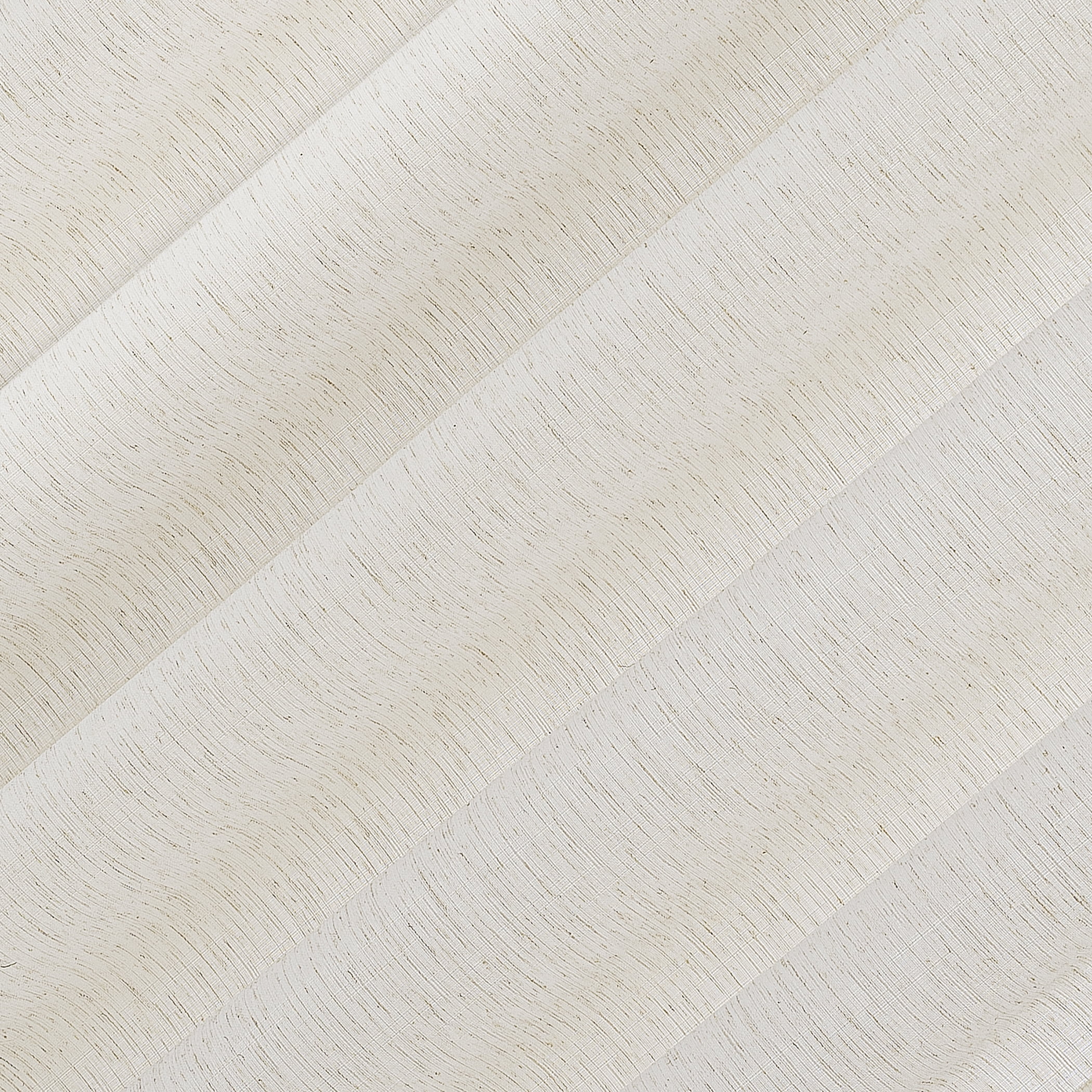 No. 918 Daniela 1-Piece Linen Blend Semi-Sheer Rod Pocket Curtain Panel, 54"x84", Pearl White
