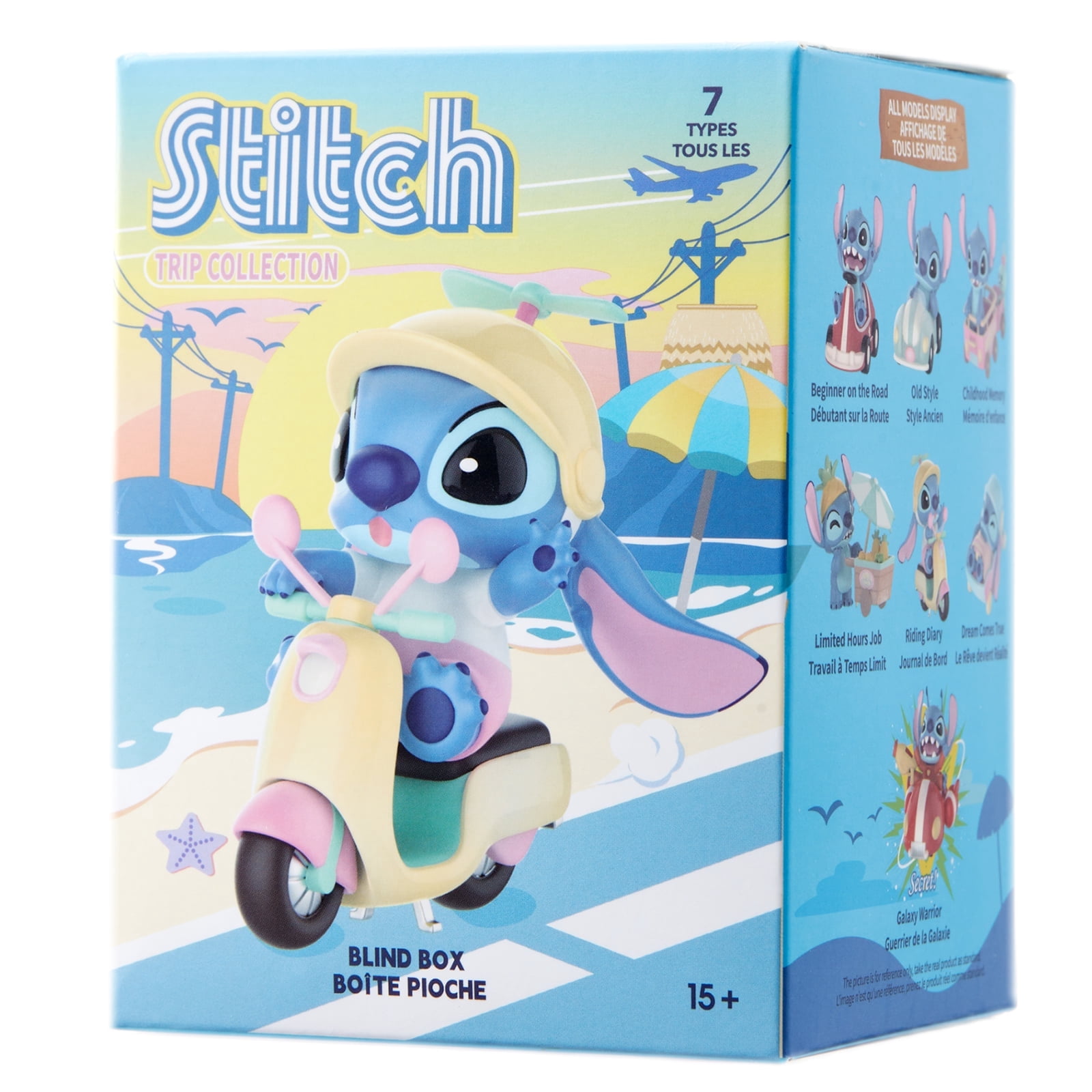 Miniso Disney Stitch Trip Collection Blind Box Figure, Collectible Vinyl Toy, Random Style