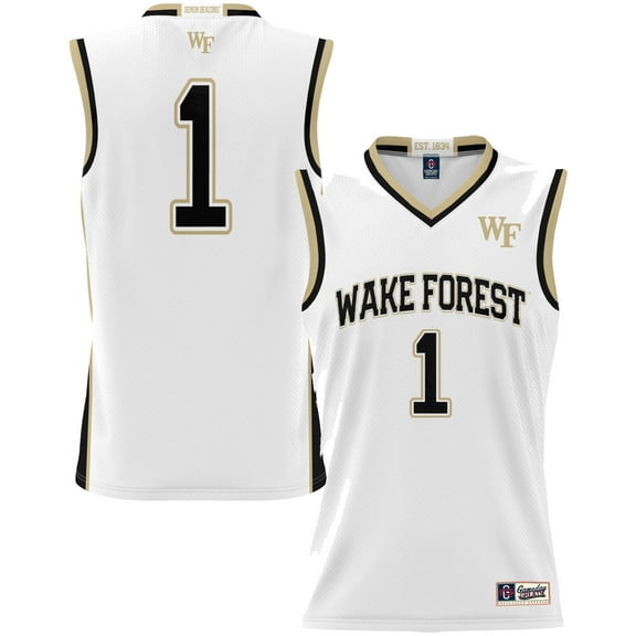 Unisex GameDay Greats #1 White Wake Forest Demon Deacons Lightweight Basketball Jersey