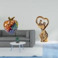 thumbnail image 2 of Escultura Nórdica De Amantes Del Grafiti, Figura Coleccionable, Adorno Para Mesa, Bar, Decoración Del Hogar, Regalo De Aniversario, Familia., 2 of 8