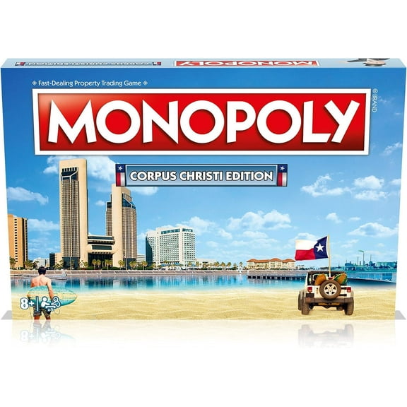 MONOPOLY Board Game Corpus Christi Edition: 2-6 Players Family Board Games