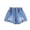 Dark Blue_G, variant on Girls Denim Shorts with Lace Trim & Elastic Waist, Soft Blue Cotton Shorts for Kids Little Kids,Size 6 T