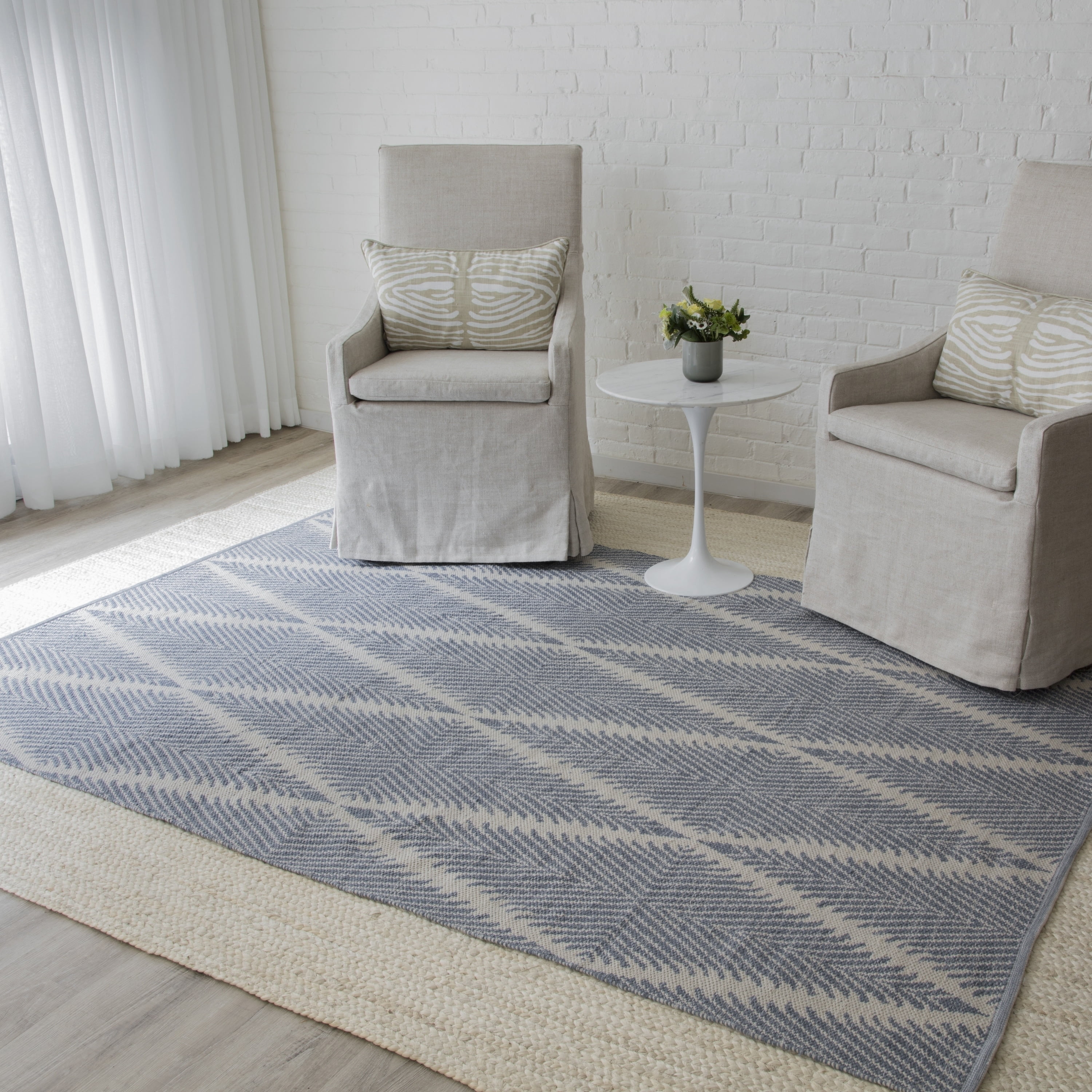 Skyline Decor Erin Gates by  River Beacon Hand Woven Indoor Outdoor Rug Orange 3'6" x 5'6" 4' x 6' Mid-Century Modern,Scandinavian