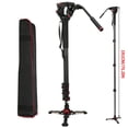 thumbnail image 1 of Comfortable To Grip Monopod Hydraulic Ballhead Unipod For Central Dynamic Equilibrium Panorama Shot, 1 of 8