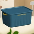 thumbnail image 5 of Tgbvmt 14In Thickened Plastic Folding Storage Box Removable Transparent Lid Large Capacity Quilt Toy Organizer Space Saving Dormitory Home Closet Bedroom Living Room Multi-Purpose Storage Bin, 5 of 6