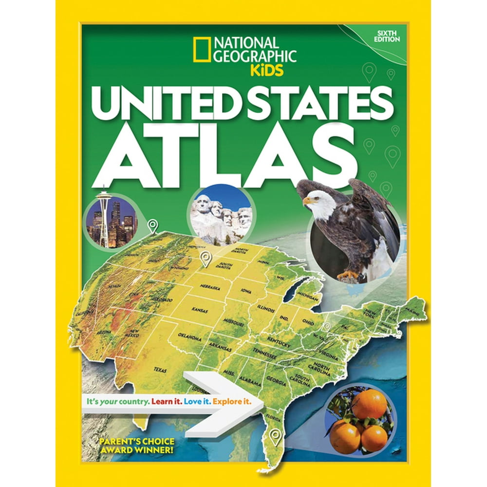 National Geographic Kids U.S. Atlas 2020, 6th Edition - Walmart.com