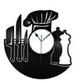 thumbnail image 2 of YanGxx Chef Chief-Cooker Vinyl Wall Clock Unique Design Home and Kitchen Decoration Vintage Design Office Bar Room Home Decor, 2 of 7