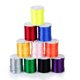 thumbnail image 2 of Hilo de nailon satinado de 10 colores para hacer joyas, 6/4 m, colorido 1 mm de longitud 6 m, 2 of 8