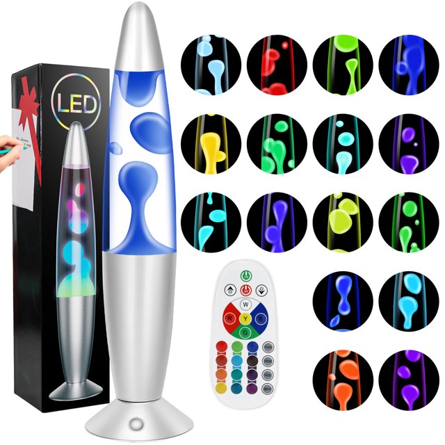 Lámpara LED RGB Liquid Motion de 16 pulgadas con mando a distancia