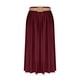 thumbnail image 1 of Faldas de Cintura Elástica para las Mujeres de Moda Color Sólido Flamed Tobillo Faldas Casuales para las Mujeres Verano Poliéster, 1 of 7