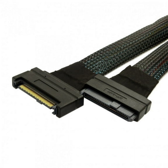 Xiwai Cable U.2 U2 SFF-8639 NVME PCIe SSD Cable Male to Female Extension 50cm 68pin