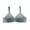 Gray, variant on Womens Back Closure Bra with Thin Straps Lift Side-Smoothing & Anti-Sag Support