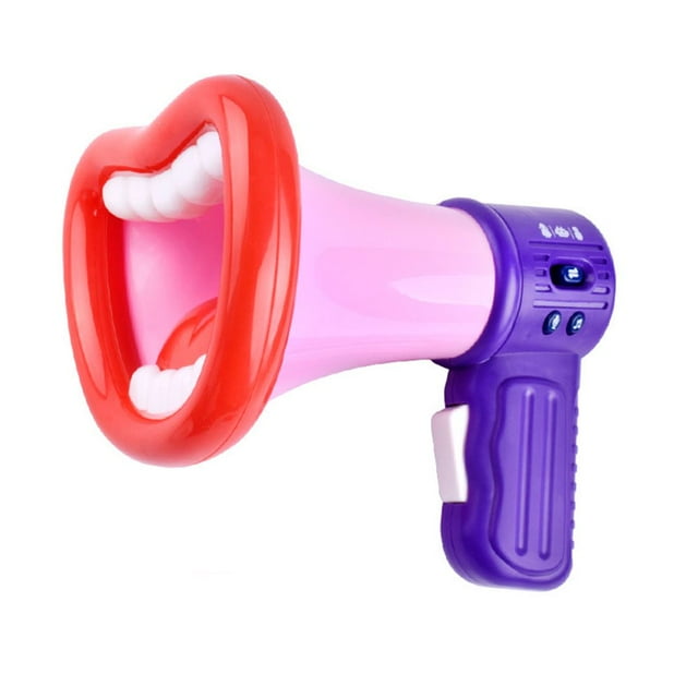 AMERTEER Big Mouth Funny Megaphone Recording Toy Kids Voice Changer Children Speaker Handheld Mic Vocal Toys New
