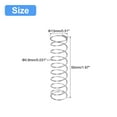 thumbnail image 2 of Unique Bargains Compression Spring, 5 Pack 304 Stainless Steel, 13mm OD, 0.8mm Wire, 50mm Length, 2 of 6
