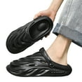 thumbnail image 5 of House Slippers for Men Extra Wide Soft Sole On House Shoes Breathable Non Comfortable Casual Indoor Outdoor Arch Support Men Slippers Size 40, 5 of 8