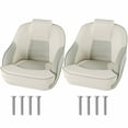 thumbnail image 1 of Gymax 2PCS Captain Bucket Seat Pontoon Boat Seat w/ Waterproof PVC Leather Bolts, 1 of 9