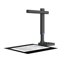 Portable 20MP Book Scanner, Flatten Curve Technology Capture PA3 Document Fast Scan For Office Library School ,Built-In Convenience