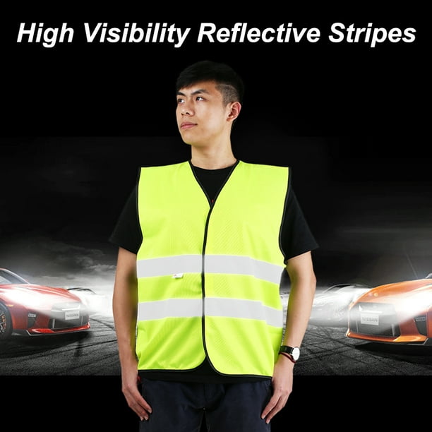 3M V10S0 haute visibilité gilet réfléchissant sécurité vêtements de travail  sécurité gilet moto cyclisme avertissement jour nuit utilisation 