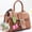 F, variant on Faux Leather Keychain Pendant Tulip Leaves Shape Keyring Charm Backpacks Handbags Wallets Keychain Fashion Accessory