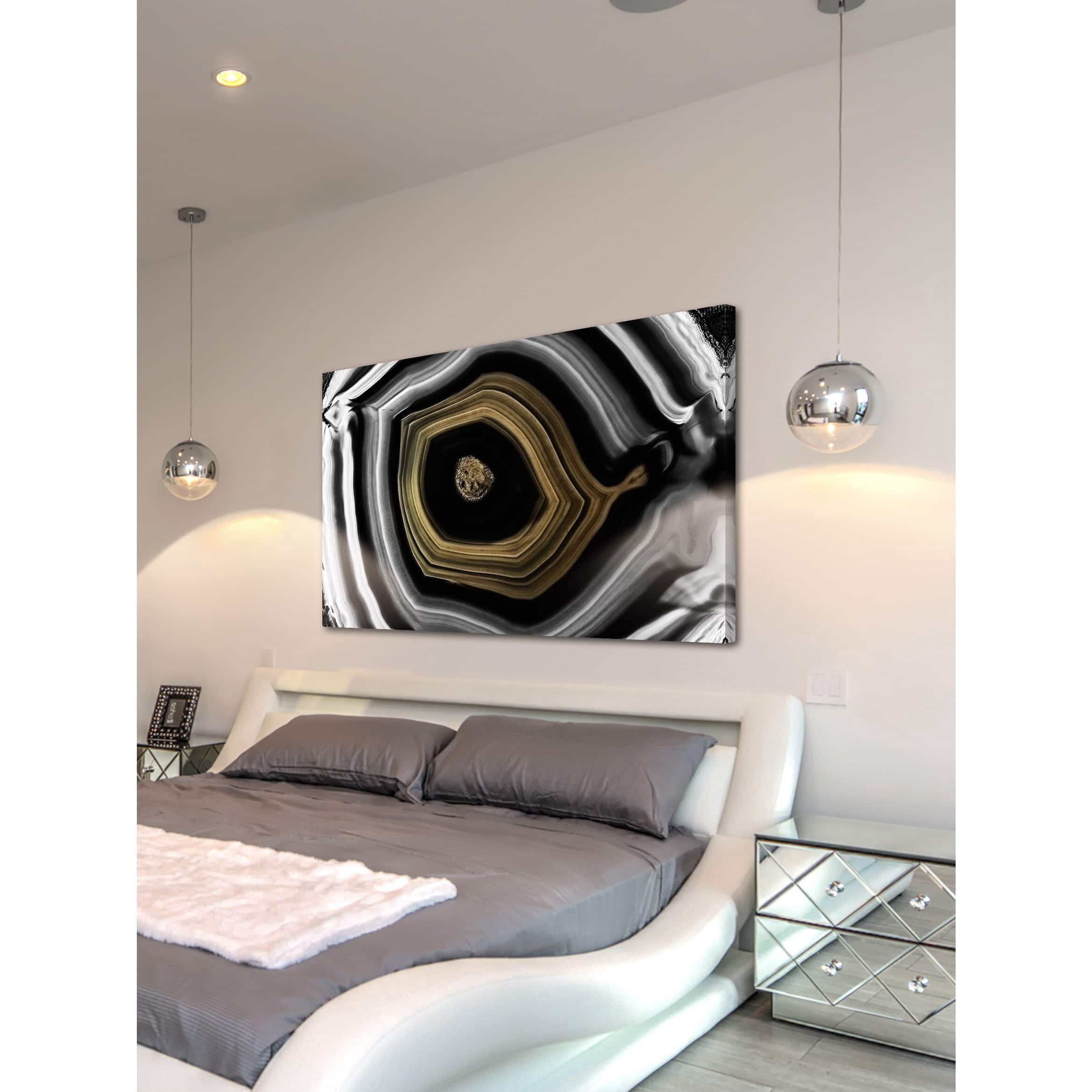Marmont Hill "Golden Nucleus" Painting Print on Wrapped Canvas