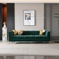 thumbnail image 1 of Light luxury velvet cloth sofa small household modern simple American science and technology cloth Nordic living room sofa My Lux Decor Round, 1 of 9