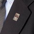 thumbnail image 2 of American Cocker Spaniel Dog Breed Metal Rectangle Lapel Hat Pin Tie Tack Pinback, 2 of 4