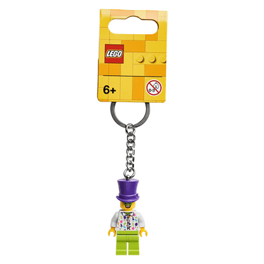 LEGO City Birthday Party Guy Minifigure Keychain 854066