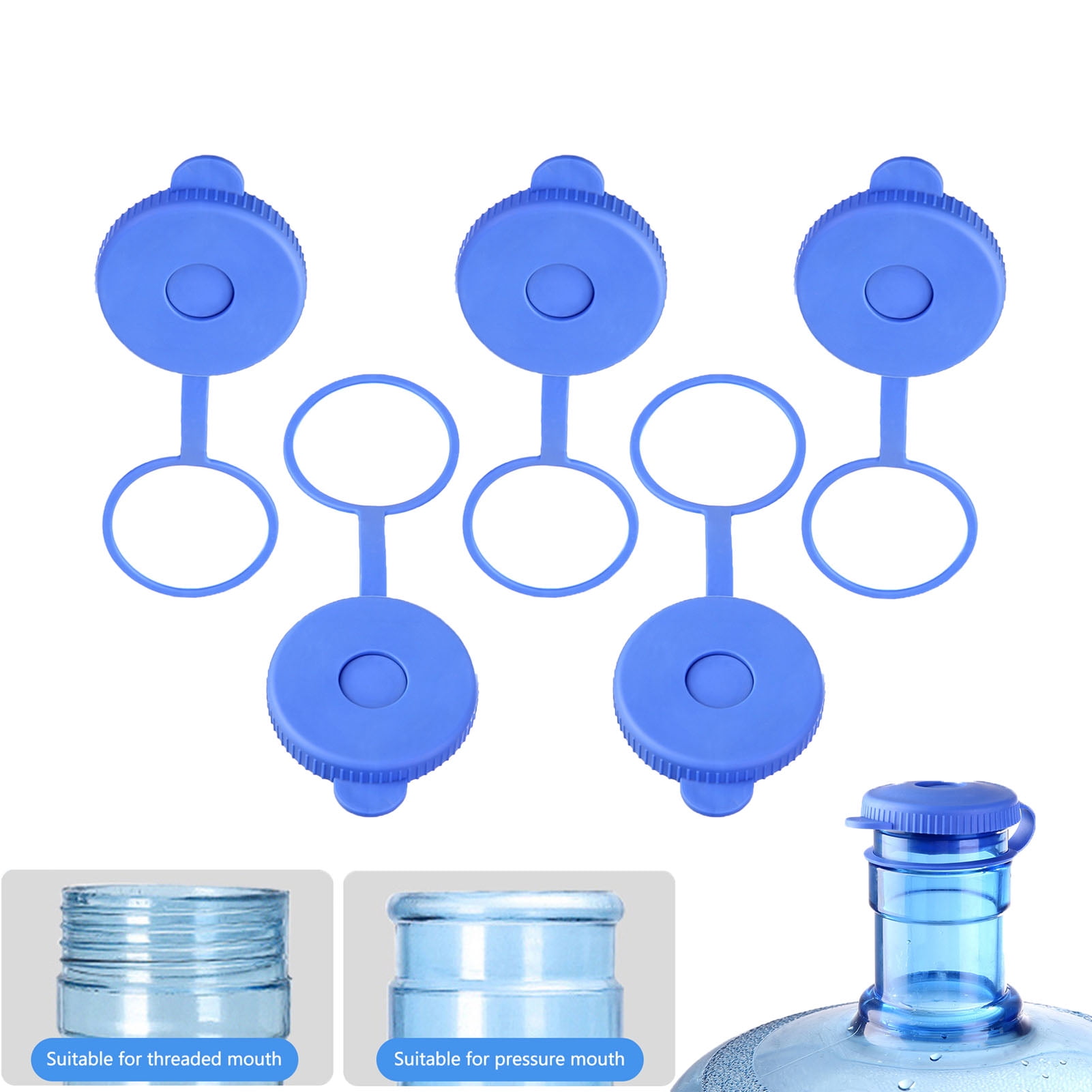 5 Gallon Water Jug Cap, Reusable Water Jug Lids Non Spill Bottle Top