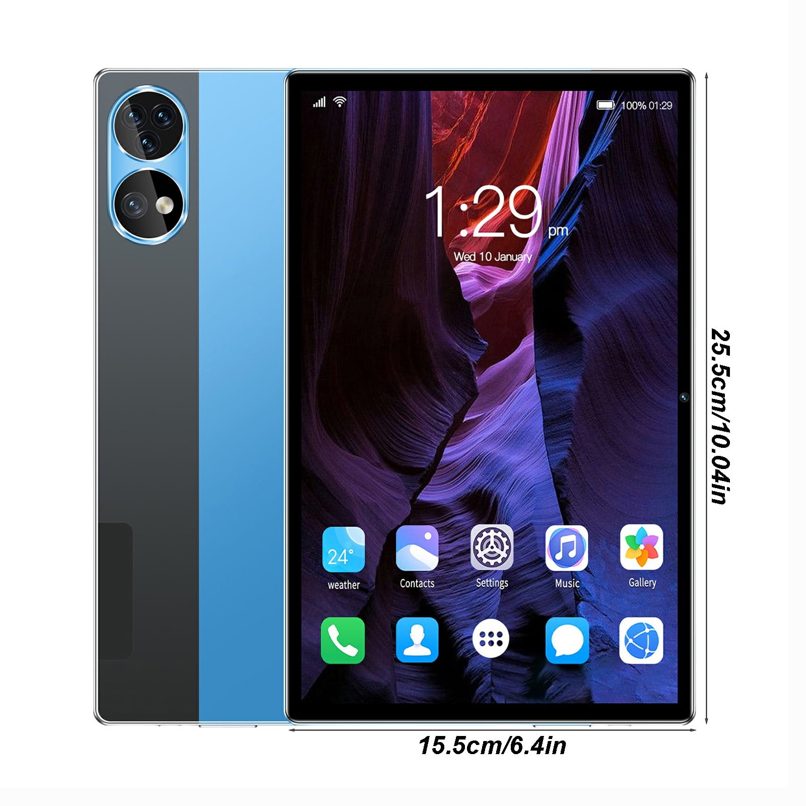 Kchsji 101 Inch 4GB RAM + 64GB ROM Tablet PC with 5G WiFi, Bluetooth, Voice Call, Game & Office Support, 12 Core Processor, HD IPS Display for Work, Gaming, and On-the-Go Entertainment