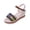 Black, variant on XUNKUSGA Womens Sandals Fashion Vintage Bohemian Open Toe Ankle Strap Buckle Sandals for Women Comfortable Wide Width Slip On Wedge Sandals,Black