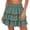 #0466-Army Green, variant on Womens Summer Solid Color Loose High Waist A-line Half Body Elastic Waist Drawstring Skirt