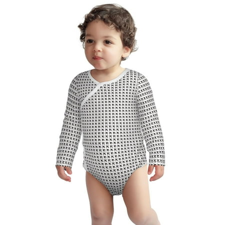 

Fotbe Airplane Pattern Unisex-baby Long-sleeve Bodysuit Long Sleeve Bodysuits One-piece 100% Organic Cotton for Infant Baby Boys Unisex-6 Months